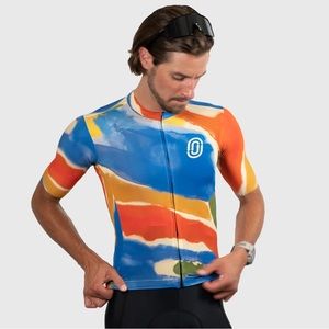Ostroy Watercolor Cycling Jersey Men’s Large